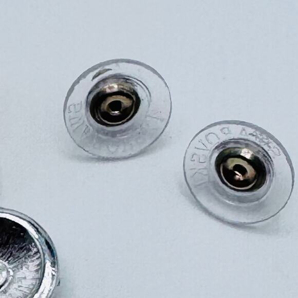 Swarovski Pave Crystal Dangle Gold Tone Earrings - Picture 2 of 3